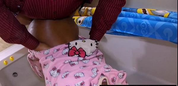  4K I Submitted My Body To Stepdad, Msnovember Standing Doggystyle With BackDrop Pajamas Open, Hardcore DaddyDaughter Ebony Sex on Sheisnovember